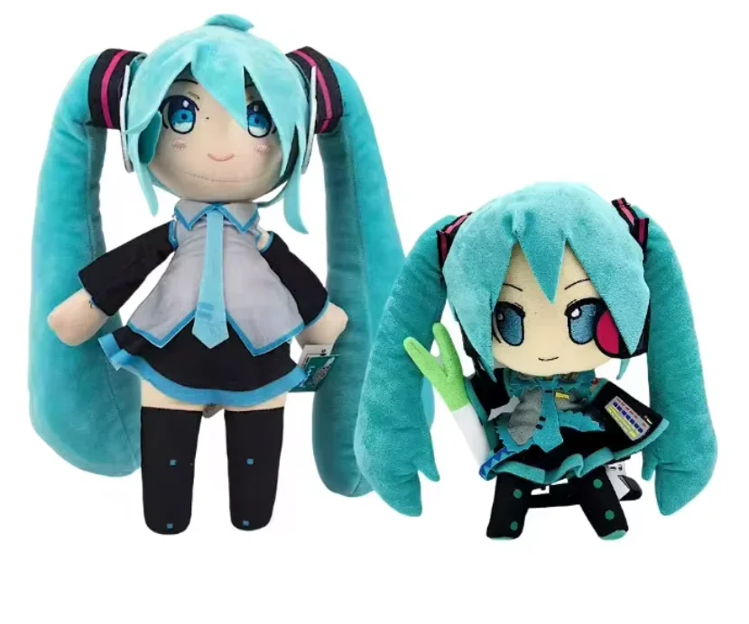 

2026 NEW 25cm Japanese Anime Plush Stuffed Toy Hatsune Miku Plush Doll Soft Pillow Future Doll Cute Christmas Gift For Children