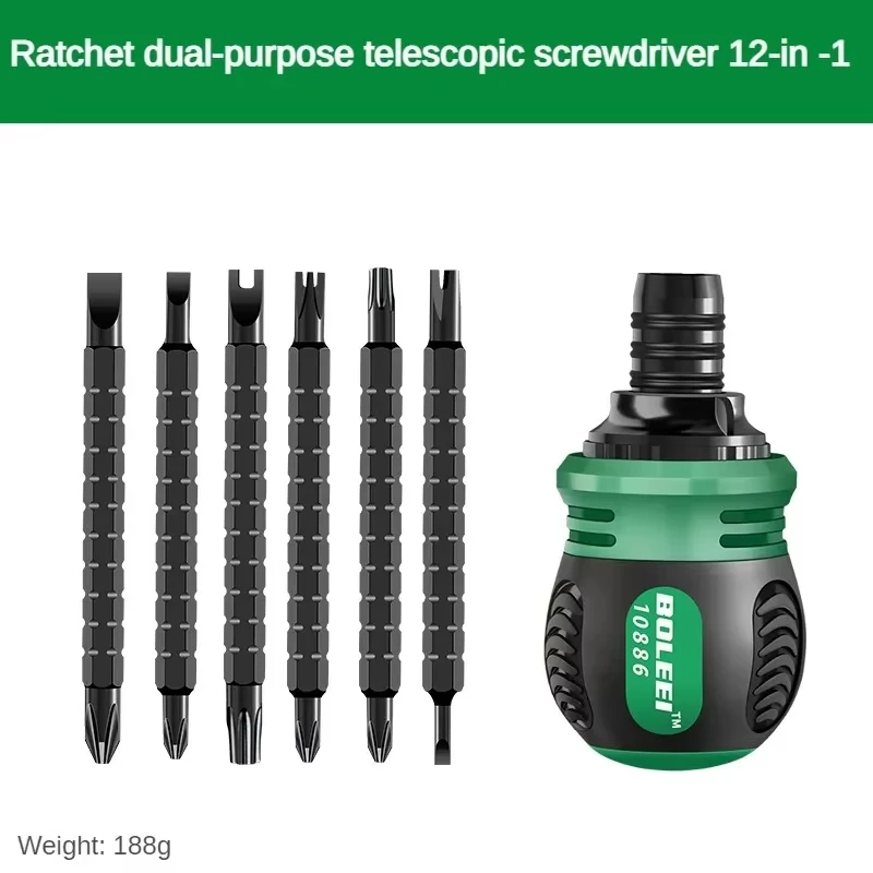 shaped screwdrivHigh quality ratchet screwdriver set with multifunctional adjustable inner cross shaped triangular plum blossom