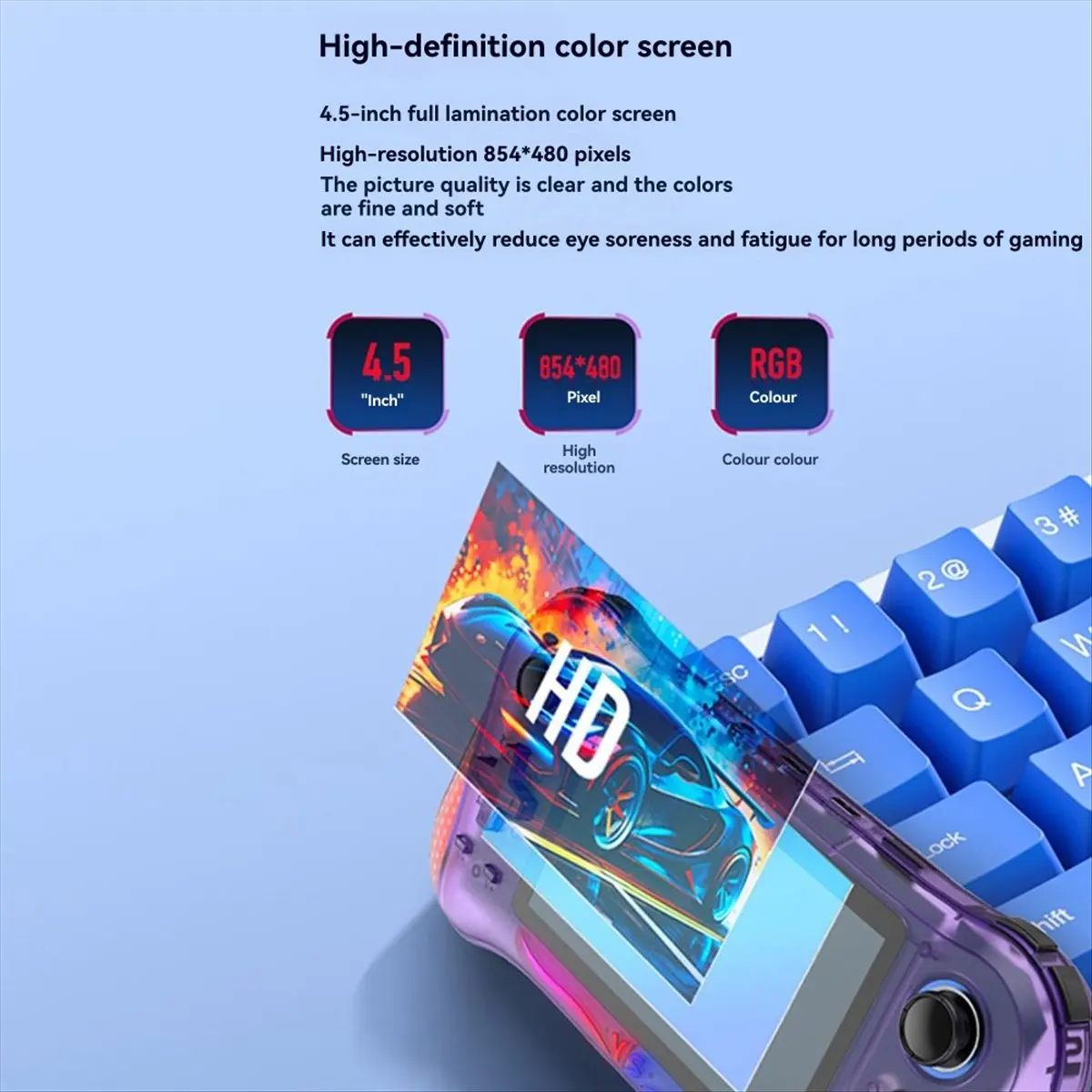 

Портативная игровая консоль X8M в стиле ретро, 128 ГБ, 25000+ игр, 4,5-дюймовый IPS-экран, поддержка нескольких эмуляторов, черный, синий, красный