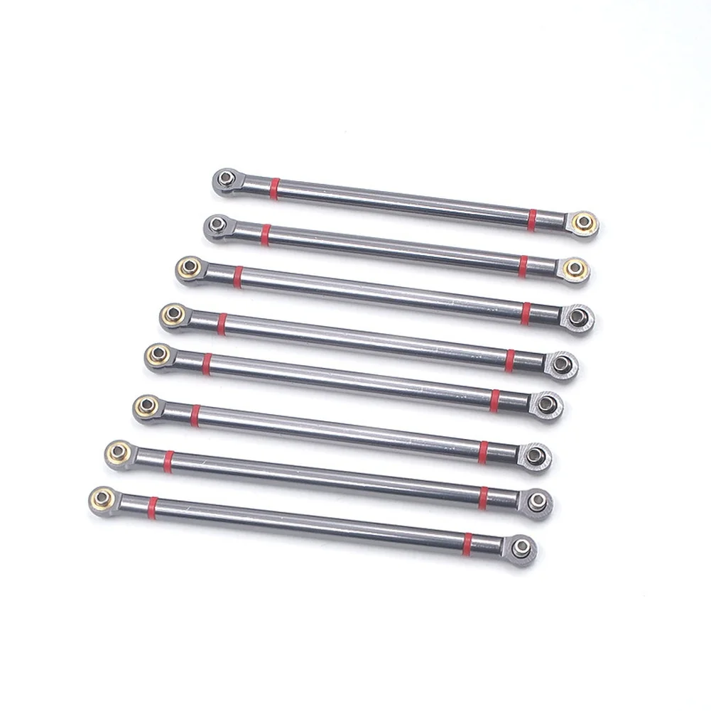 Aluminum Alloy Control Arm Rod Set For For AXIAL SCX10 For RC Crawler 313mm Wheelbase Front And Rear Precision Lengths