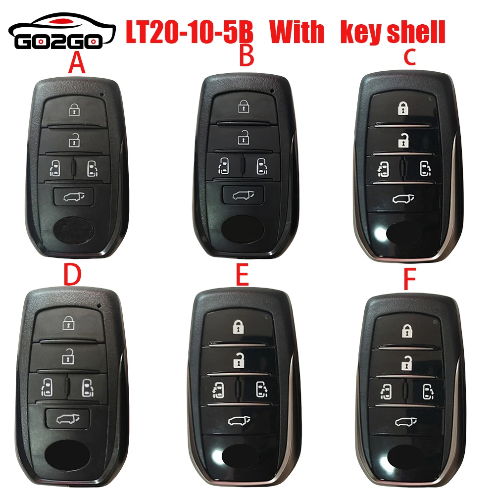 LONSDOR LT20-10 5B EN VERSION Smart Key PCB for Toyota Alphard NOAH VELLFIRE VOXY TOY-T 8A/BA Universal Smart key