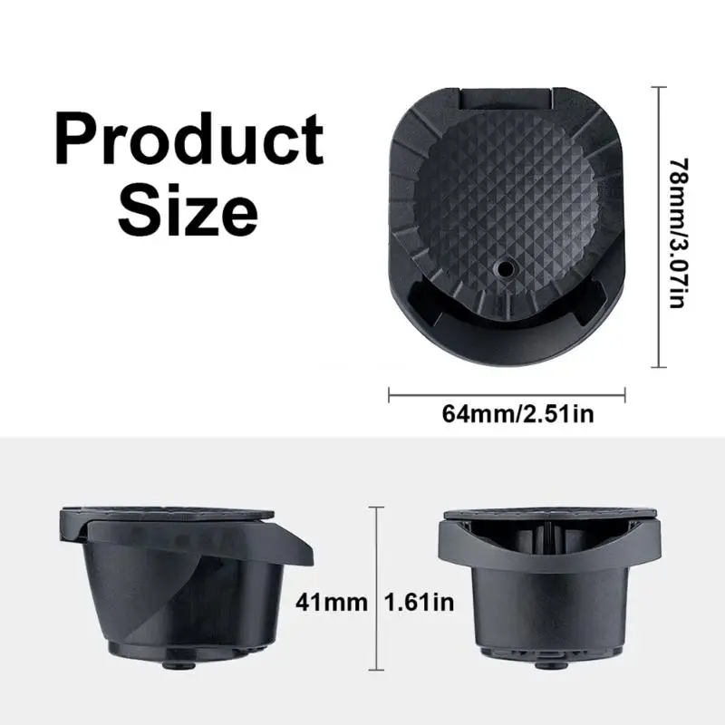 Refillable Coffee Pods Adapter Conversion Tray Coffee Pods Converter Coffee Machine Accessory for Various Coffee Dropship