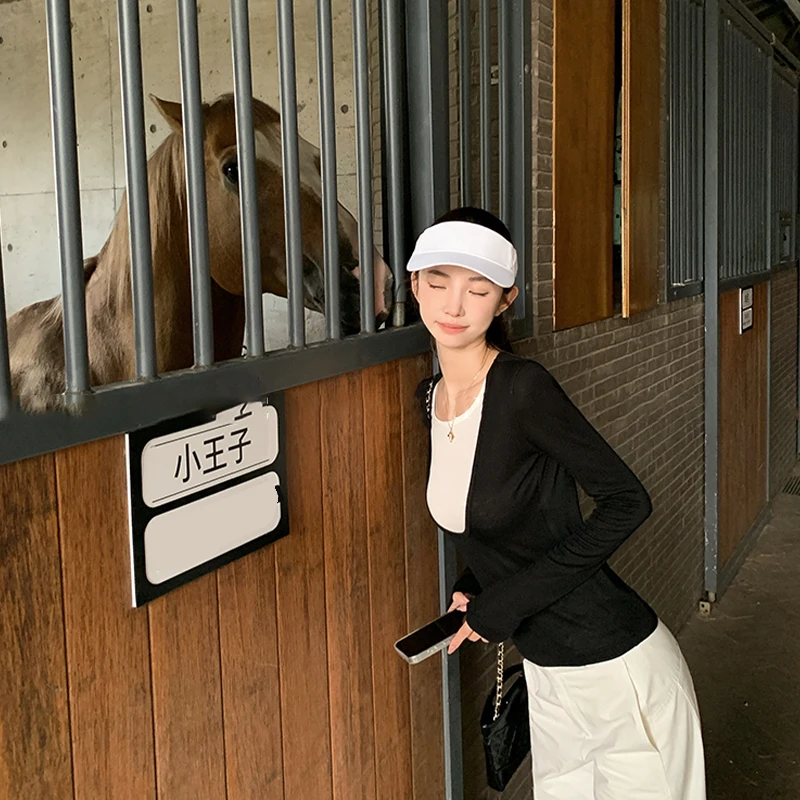 2025 Autumn New Fake Two-piece Long-sleeved T-shirt Women's Korean Design Slim Fit Bottoming Shirt Top