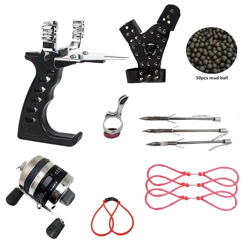 

Slingshot Shooting Fishing Slingshot Bow and Arrow Shooting Powerful Fishing Compound Bow Catching Fish High Speed Hunting 2020