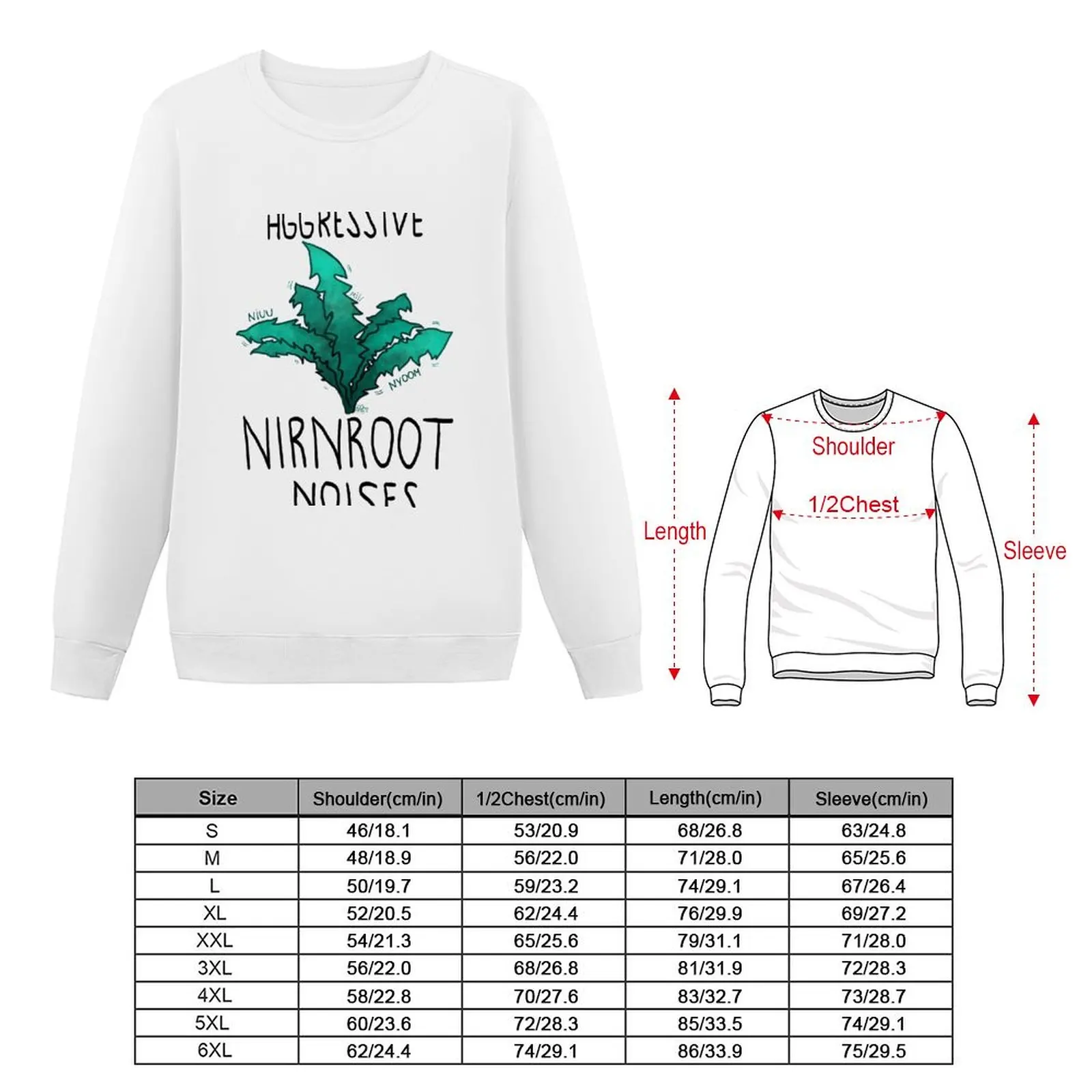 Aggressive nirnroot noises Sweatshirt autumn jacket men male clothes streetwear men sports sweatshirt man