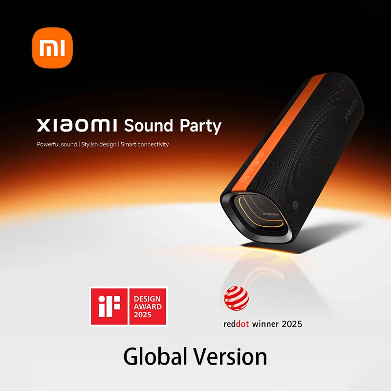 Беспроводная Bluetooth-колонка Xiaomi Sound Party — портативная домашняя аудиосистема с мощным басом и длительным сроком службы батареи