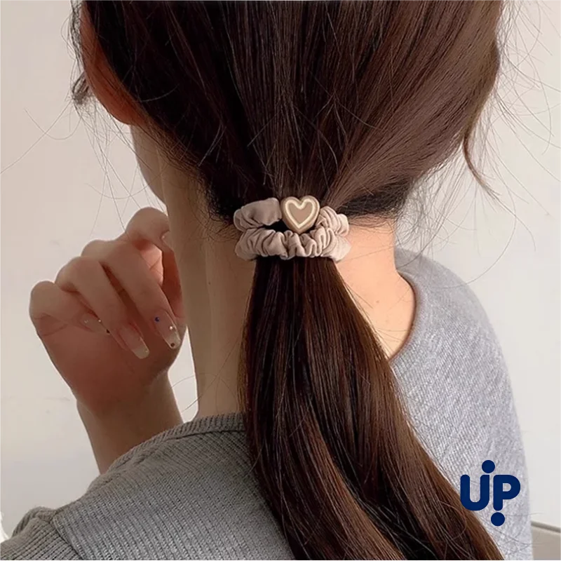 10 diademas de cuero para mujer, accesorios para el cabello, banda elástica de alta elasticidad y duradera para coleta alta, círculo para el cabello
