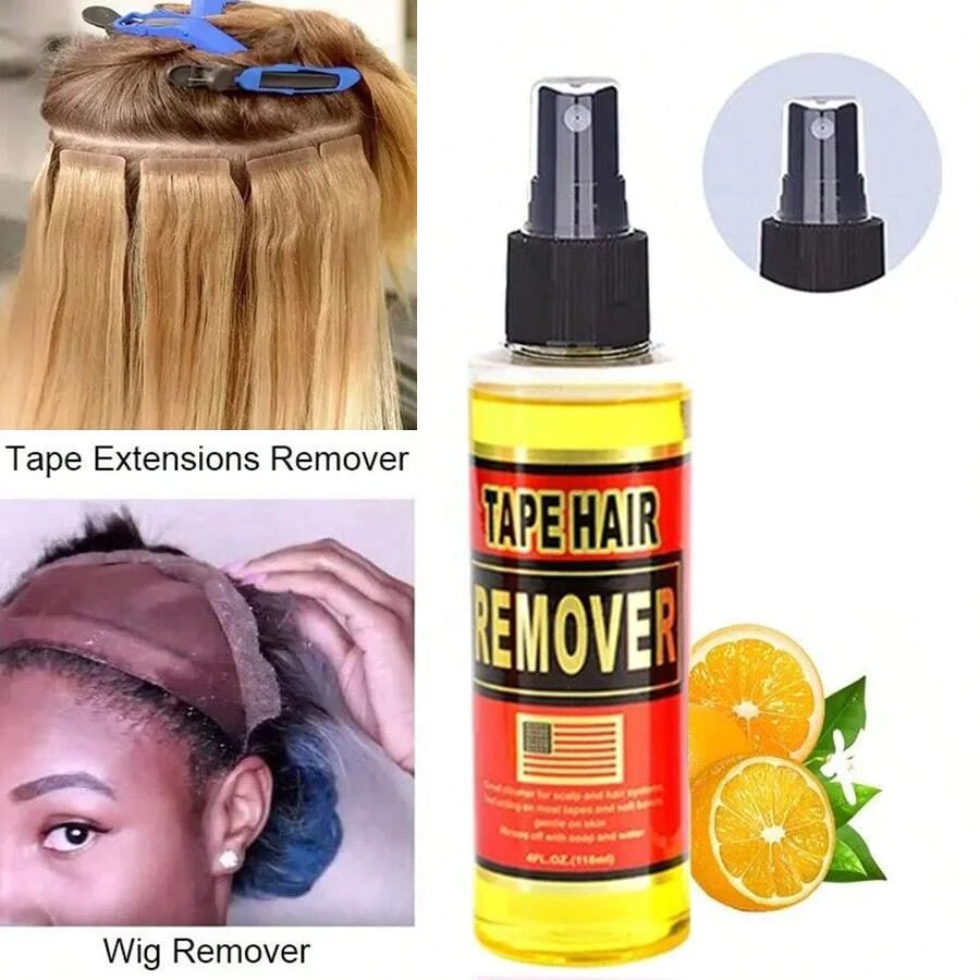 

Solvent Tape Remover Glue Remover Lace Wigs Toupee Adhesive Removers Fast Acting 118ML Wig Glue Remover Spray