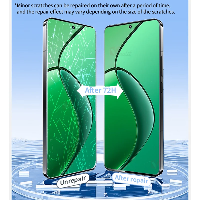 2-4 قطعة فيلم هيدروجيل من السيليكون الناعم لـ Realme 13 12 11 10 9 Pro Plus واقي للشاشة لـ Realme 3 5 Pro X3 SuperZoom وليس الزجاج