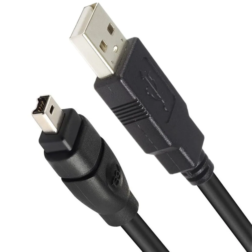 Firewire IEEE 1394 4Pin Male To USB Male ILink Adapter Cord Cable for Sony DCR-TRV75E Digital Camera DV Machine 1.8m 3m 4.5m