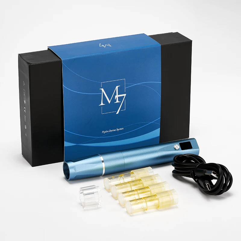 New Arrival Hydra DermaPen Microneedling System Beauty Care Mesotherapy Auto Micro Needle Cartridges Facial Meso Pen