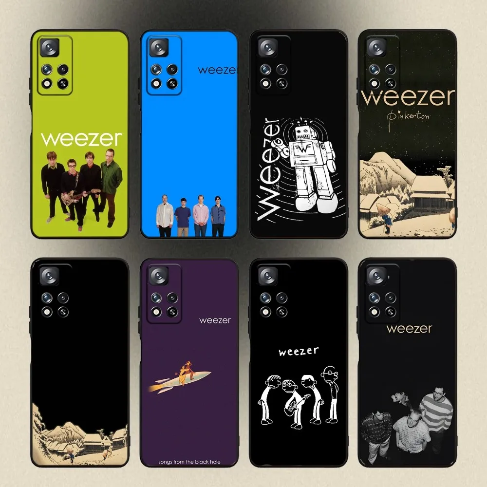 

Band W-WeezerS Pinkerton Phone Case For Samsung Galaxy A20,A21s,A22,A31,A32,A52,A53,A72,73,A80,A91 Soft Black Cover
