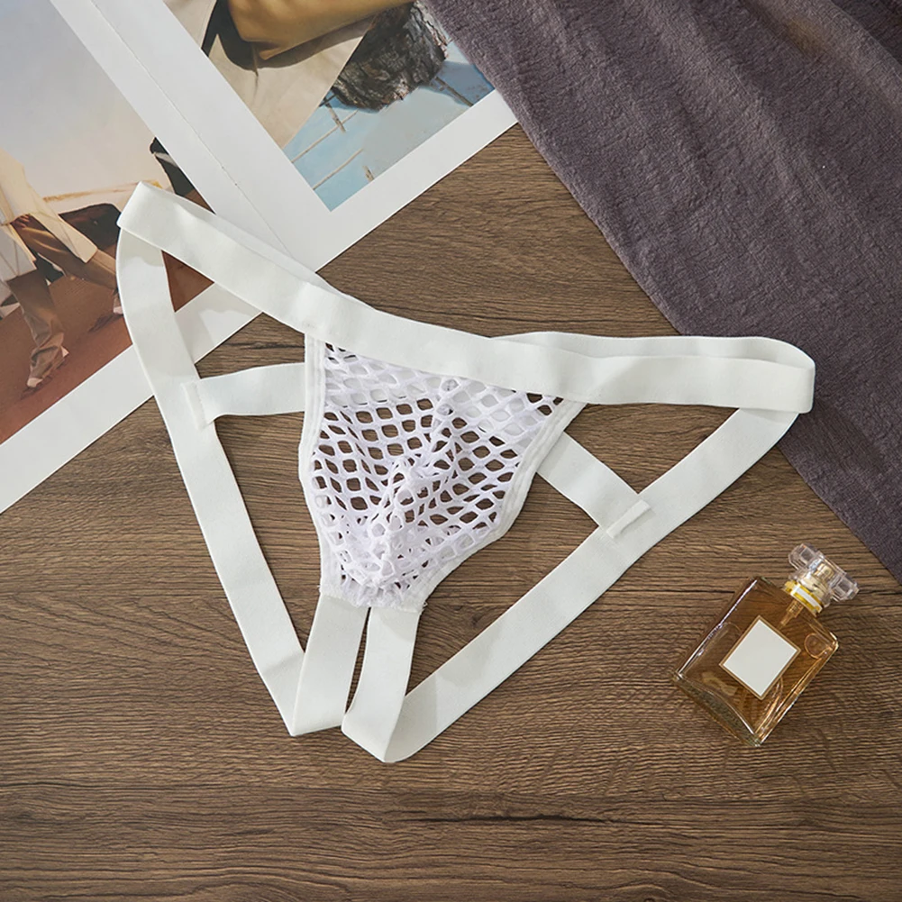 

Мужские сексуальные аксессуары: прозрачное бикини-сетка с эффектом объема, горячая новинка Мужские трусы-стринги из эластичной сетки с открытыми бедрами