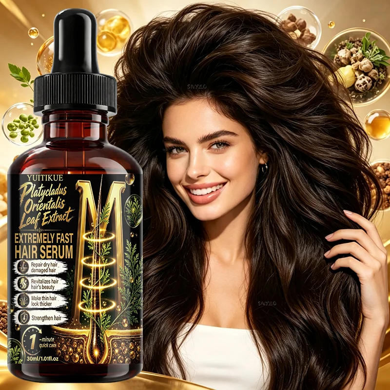YUITIKUE YUITIKUE Daily Hair Serum 30ml - Platycladus Orientalis Extract, Make Thin Hair Look Thicker - Aliexpress Deal