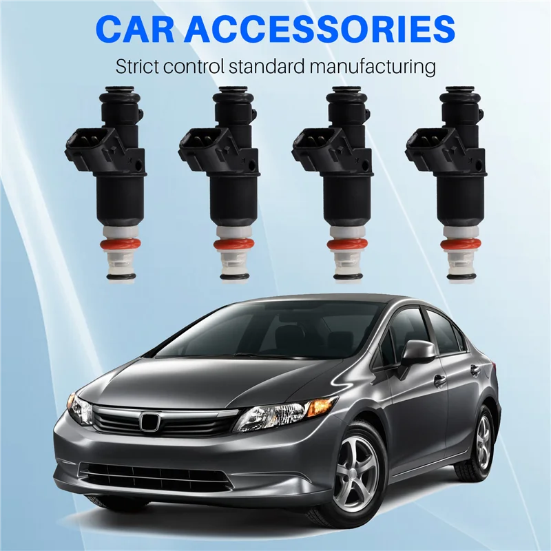 4 قطعة 16450-PPA-A01 جديد حاقن الوقود فوهة لهوندا سيفيك 2.0L 2002-2005 CR-V 2.4L 2002-2004 #6