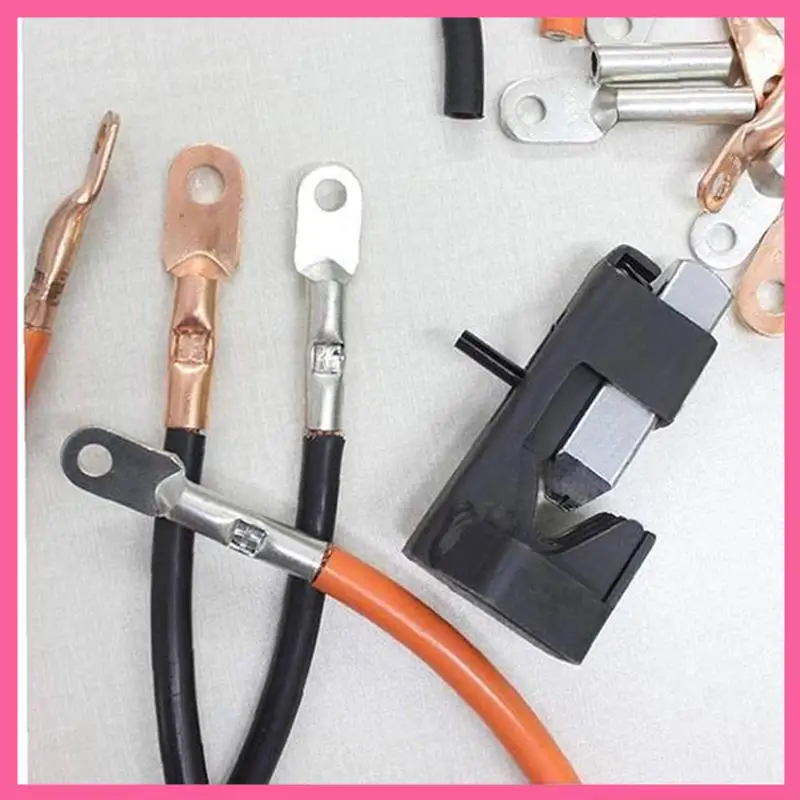 أدوات يدوية، أداة تجعيد عروة الكابل، أداة تجعيد كابل لحام الأسلاك الطرفية للبطارية AWG 6 إلى 3/0 متينة #1