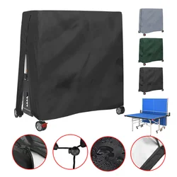 Heavy Duty Waterproof Ping Pong Table Cover Indoor/outdoor 210D Oxford Cloth Foldable Ping Pong Table Dust Cover