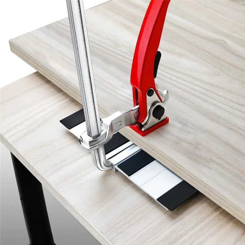 A67P-Track Saw Clamp For T-Track And Guide Rails With Non-Marring Pads, For Festool, , And MFT Tables