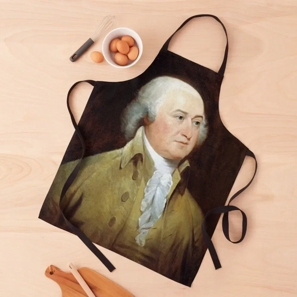 

John Trumbull John Adams Apron painters For Hairdresser kitchen jacket woman For Man Haircut Apron