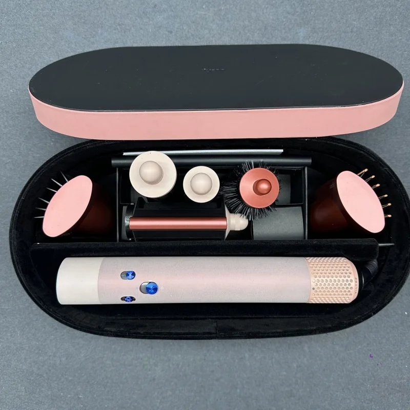 

Pink Hair Styling Tool Set Heavy Duty Craft Automatic Straightening Curling Iron Kit Smart Temperature Control Salon Equipment