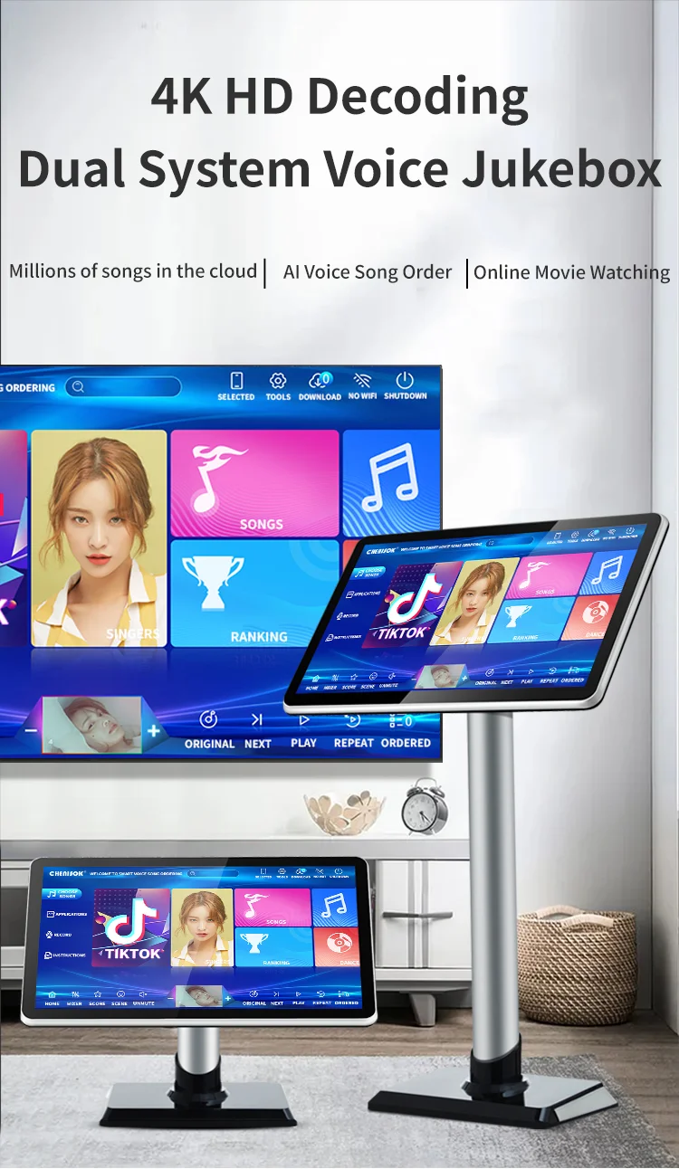 เครื่องเล่นคาราโอเกะจีน 40W พร - Home Bar Android บทวิจารณ์และราคา