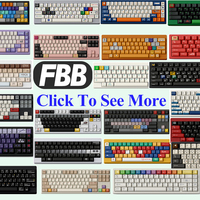 FBB Keycap Happy Typing 177keys PBT Dye-Sub Custom Cherry Profile For Mx Cherry Switch Gaming Mechanical Keyboard 60 75 80 100%