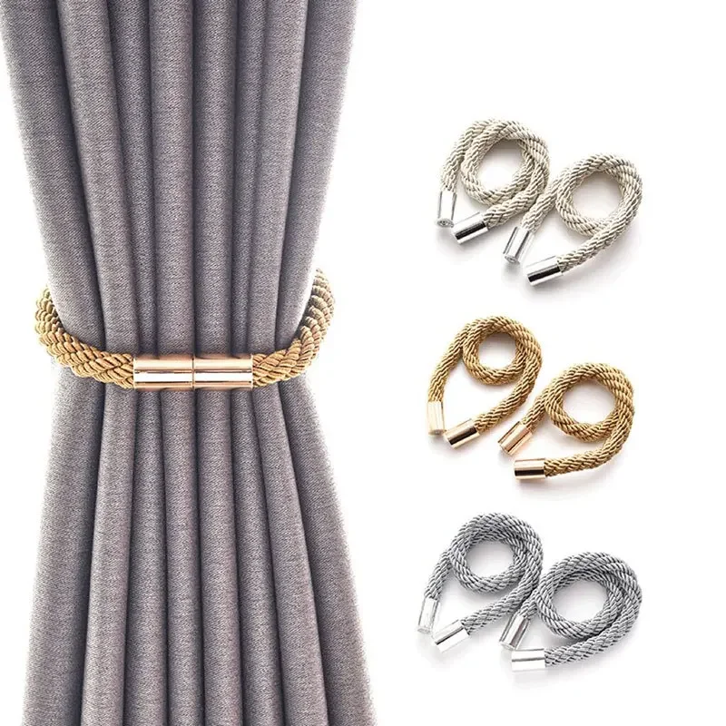 

Магнитный зажим для штор, комнатные аксессуары, держатель для штор, пряжка, завязка для домашнего декора, подвесной держатель для штор