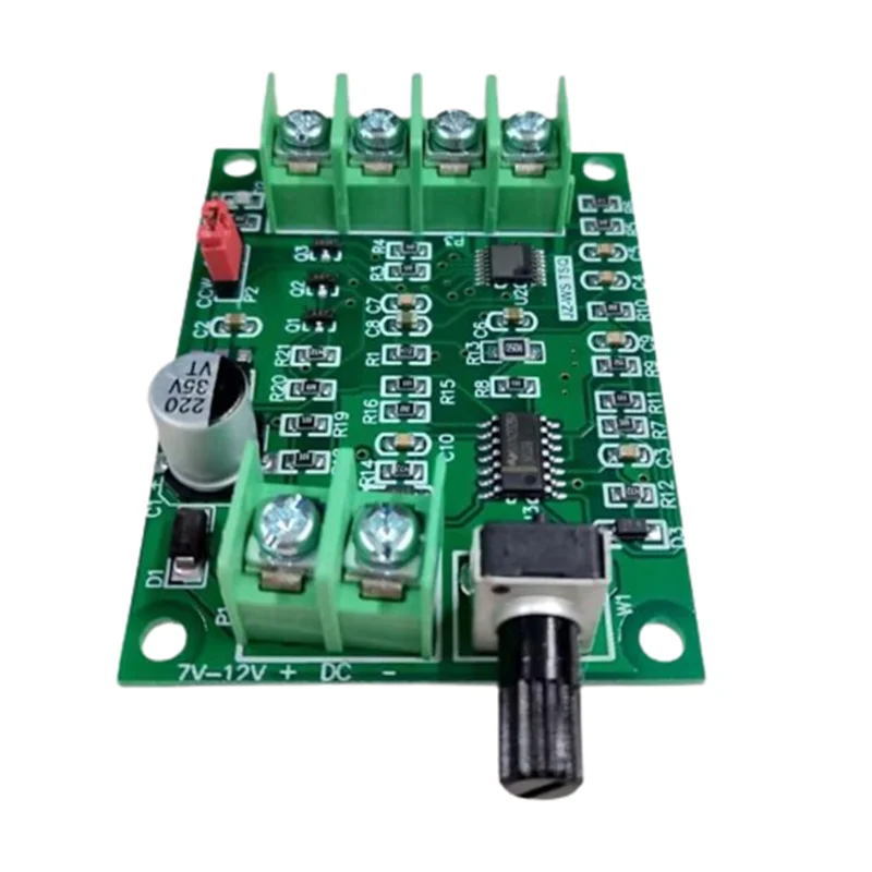 7V 12V Brushless DC Motor Driver Controller Board with Reverse Voltage Over Current Protection for Hard Drive Motor 3/4 Wire