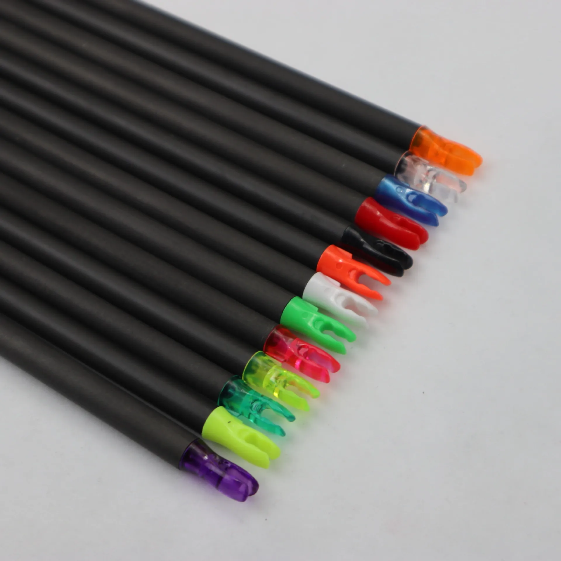 50pcs Arrow Nocks Insert Tips ID6.2mm Arrow Shaft Tails Plastic Archery Hunting Bow DIY Accessory view 4