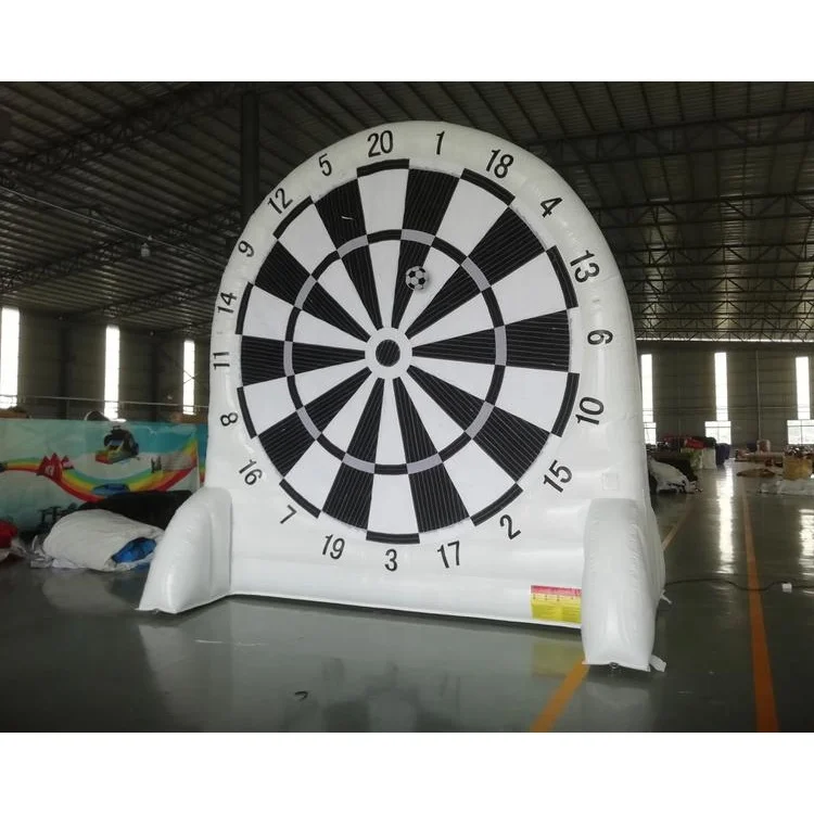 

Outdoor White Inflatable Soccer Dart Board Inflatable Golf Dart Game for Sale