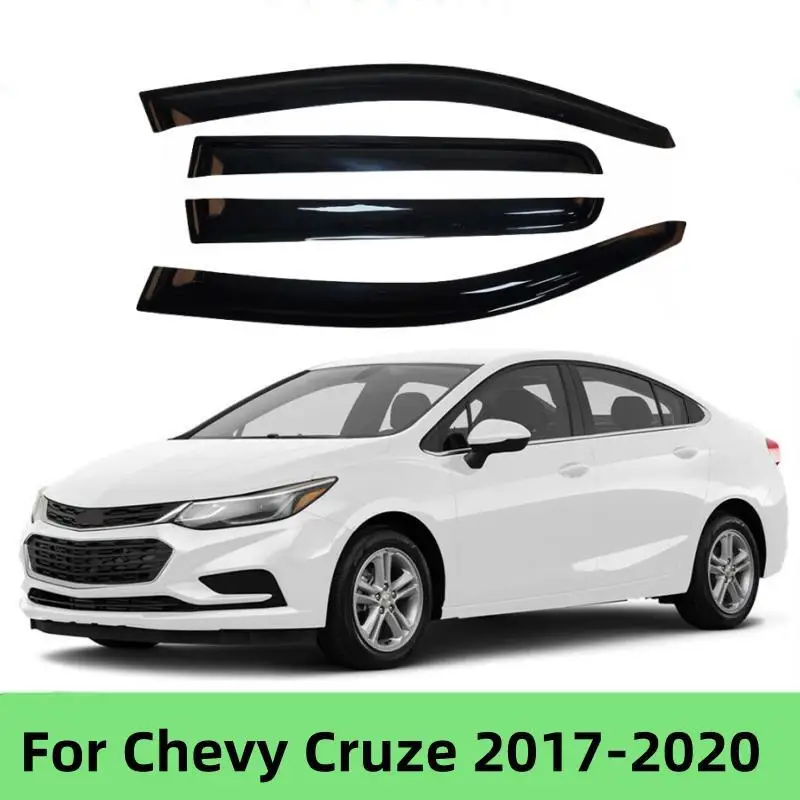 

For Chevrolet Cruze Hatchback Sedan 2017 2018 2019 2020 Window Visor Deflector Rain Guard Awning Shelter Car Styling Accessories