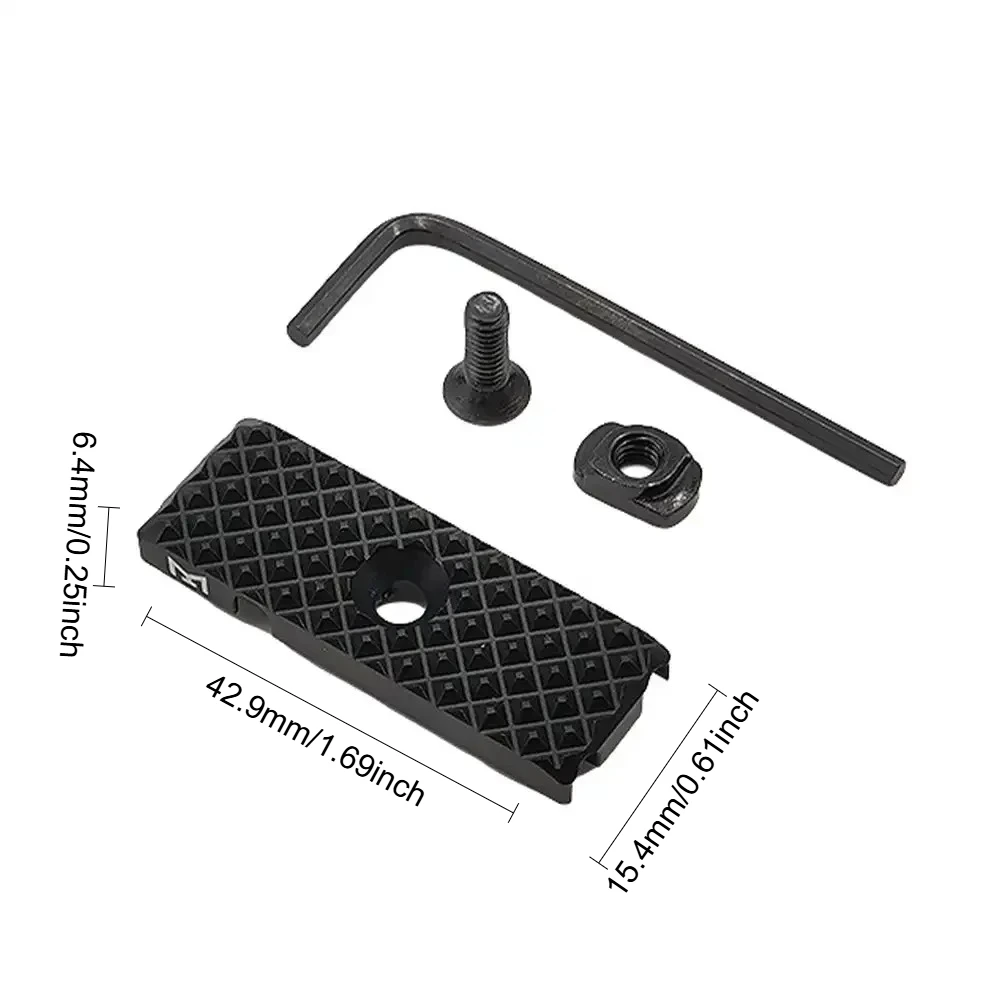 Matrix Muster Maus Schwanz Kabel Manager Metall Kabel Organizer MLOK Schienen Montage Kit Metall Taktische Getriebe Zubehör PEQ – Detail 3