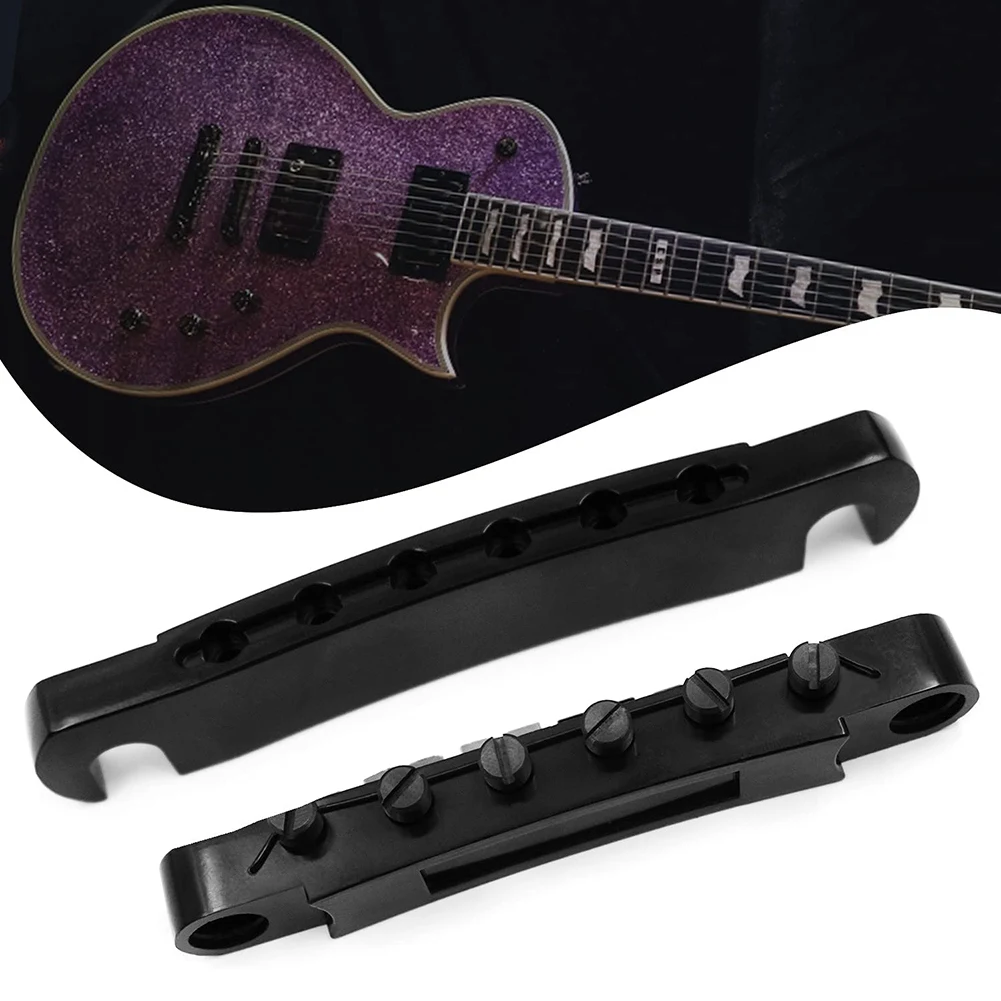 ponte-e-bracadeira-tune-o-matic-abxi-com-conjunto-de-pinos-para-substituicao-de-guitarra-eletrica-les-paul-lp-estilo-abr-1-preto