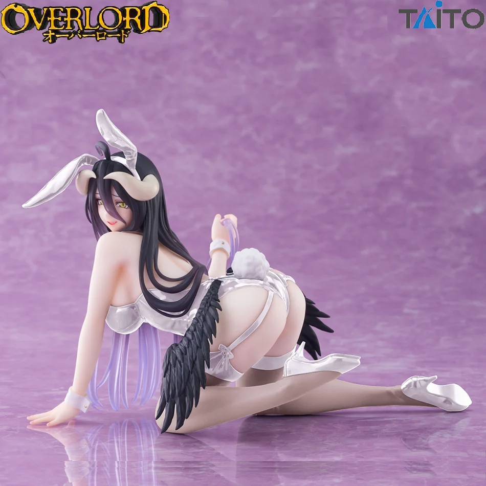 Figura de OVERLORD de Anime de 13CM, albedo, chica conejito arrodillada, modelo de Anime, juguetes, colección de regalos, adornos de decoración, regalo de PVC