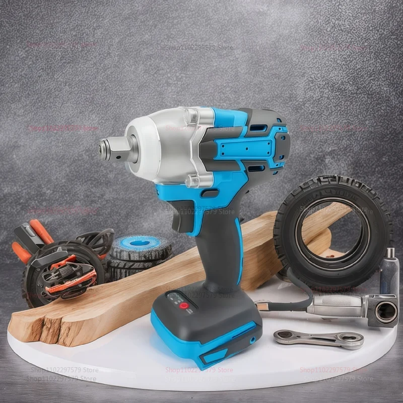 Cordless Electric Impact Wrench Brushless Hand Tool EU No Battery Portable Power Wrench for Garage Garage Assembly Repair
