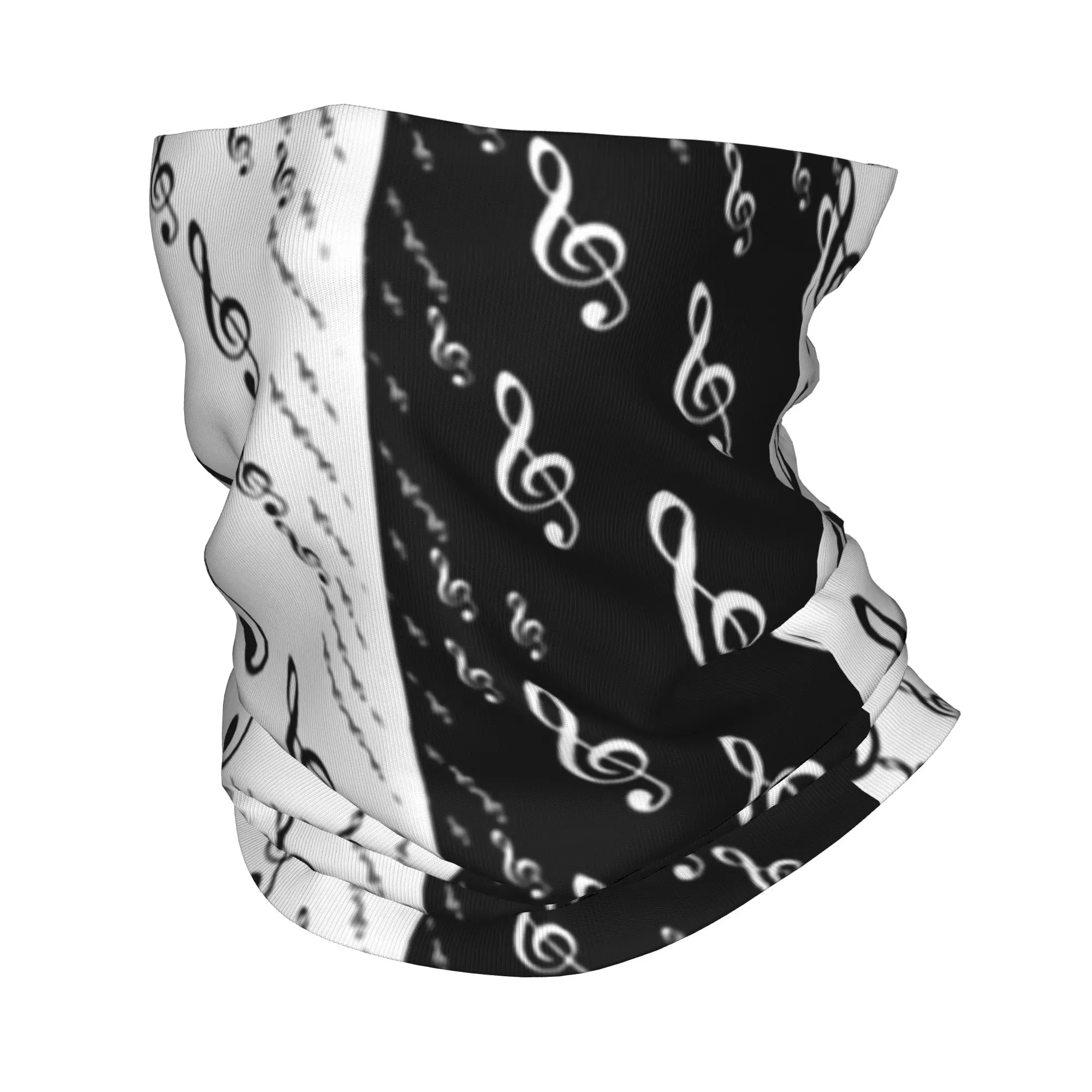 Treble Clef Music Note Musical Symbol Bandana Neck Cover Printed Magic Scarf Multi-use Headwear Cycling Unisex Adult