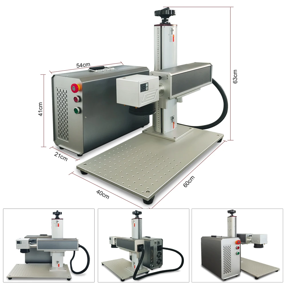 For Laser Engraving Marking Machines 30w 50w 60w 80w 100w CO2 UV Laser Marking Machine Multifunctional Fiber Maker Printer