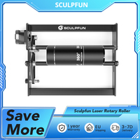 Sculpfun Laser Rotary Roller Laser Engraver Y-axis Rotary with 360°Rotating for Laser Engraving Cylindrical Objects Cans