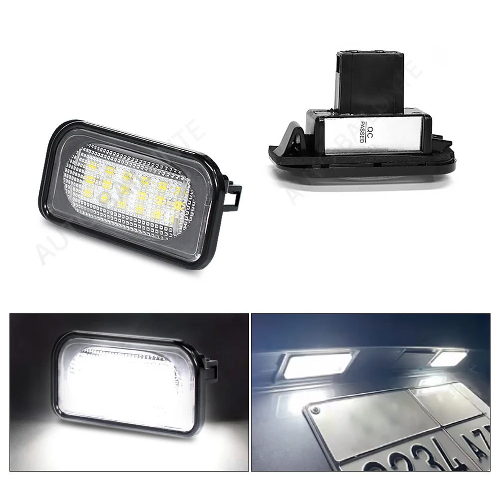 

2PCS LED Number License Plate Light Lamp For Mercedes-Benz C-Class W203 CLK-Class W209 High Brightness Waterproof