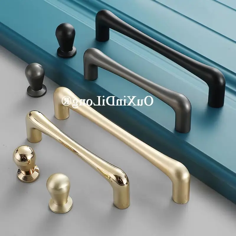 Retro 4PCS Solid Zinc Alloy Furniture Pulls Handles Drawer Knobs Cupboard Wardrobe Closet Dresser Shoe Cabinet Pulls Knobs