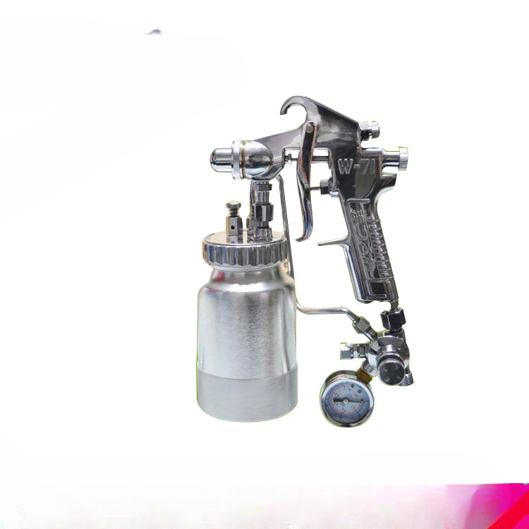 

Paint spraying spray gun, electric, sun point colorful spray gun, pressure-feeding linear cloud silk spray gun