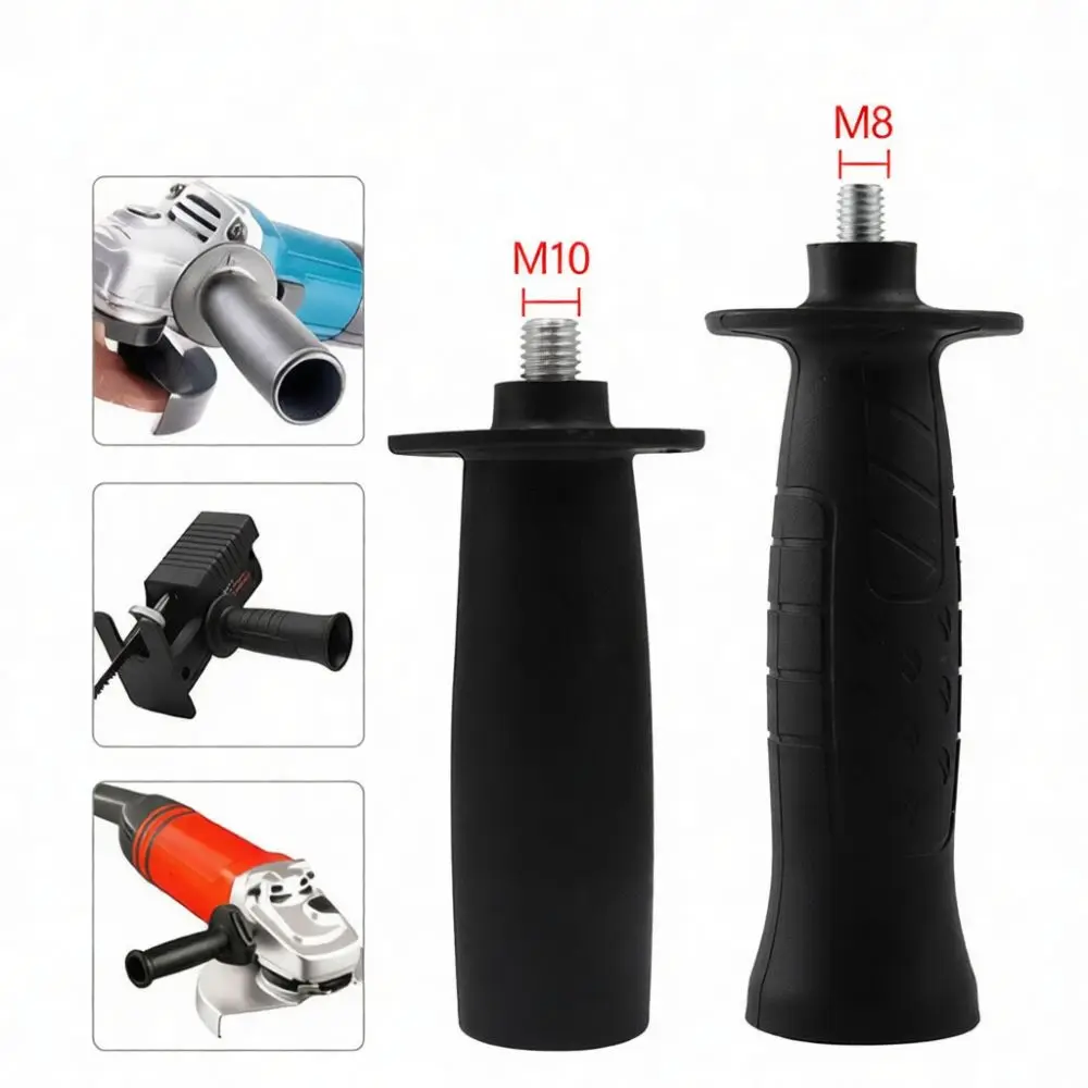 Angle Grinder Auxiliary Side Handle M8 M10 Thread Power Tool Accessory Non Slip Grip Secure Control For Machine Tool