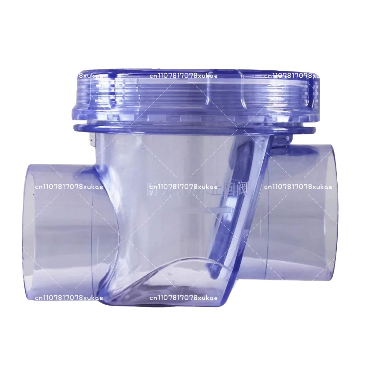 PVC Transparent Check Valve Anti-backwater Check Valve Kitchen Sewer Pipe Water Pipe One-way Valve Return Water Drainage 50