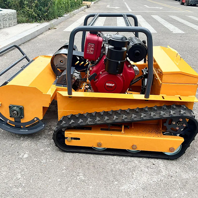 Free Delivery Remote Controlled Lawn Mower for Agricultural Landscaping Slope Cleaning and Low Prices Factory Direct Sales