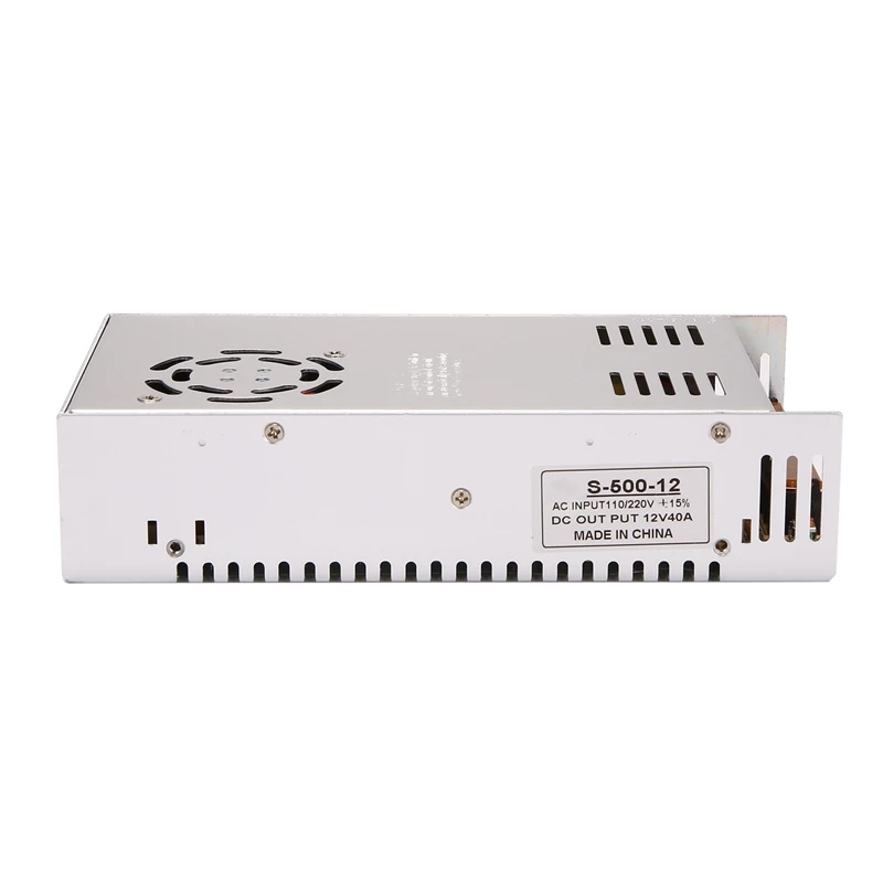 12V 40A Interruptor de fonte de alimentação LED Transformador 500W LED Strip Switch Driver para CCTV LED Strip