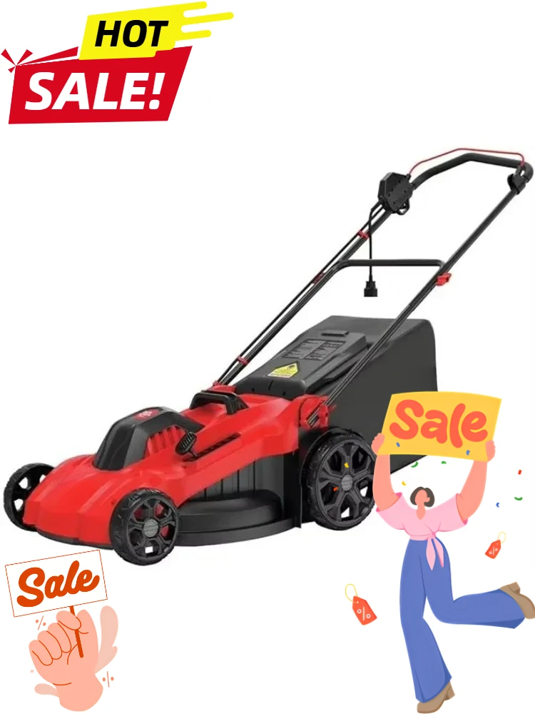 

Electric Lawn Mower, 20-Inch, Corded, 13-Ah (CMEMW213), Red