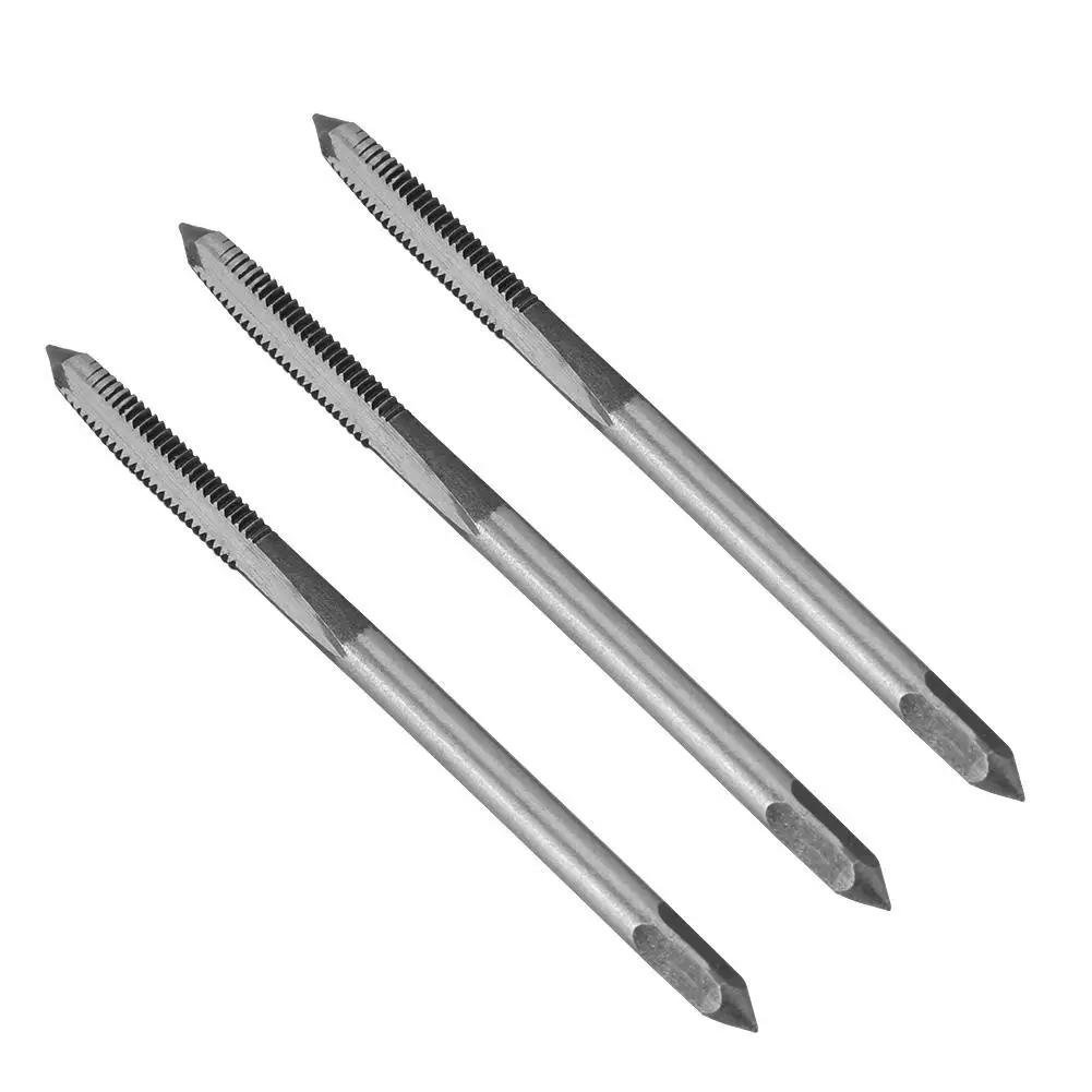 3 ชิ้นชุด M3 M4 M5 สกรูแตะเจาะบิตแบริ่งเหล็กมือเกลียวเครื่องมือสําหรับโลหะไม้