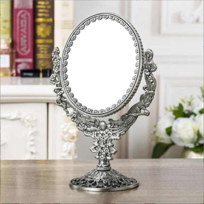 

Creative Large Size Double Face Makeup Mirror espejo grande Table mirror Magnifying mirror for room decoration