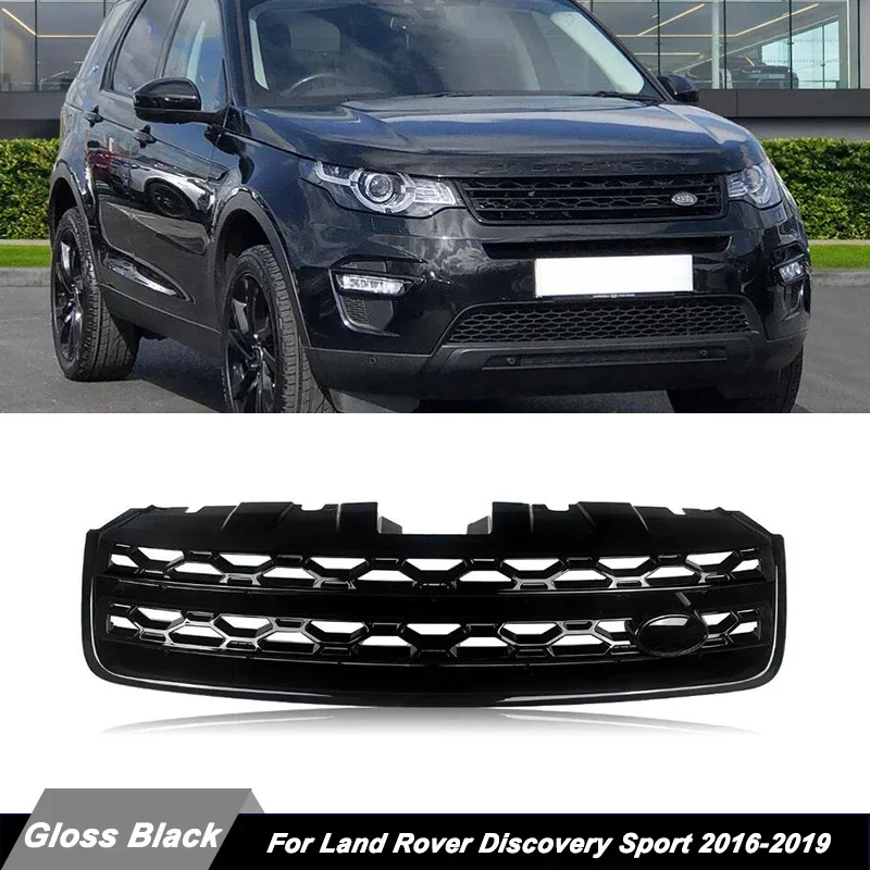 For 2015-2019 Land Rover Discovery Sport Front Grille Glossy Black LR061221 NEW