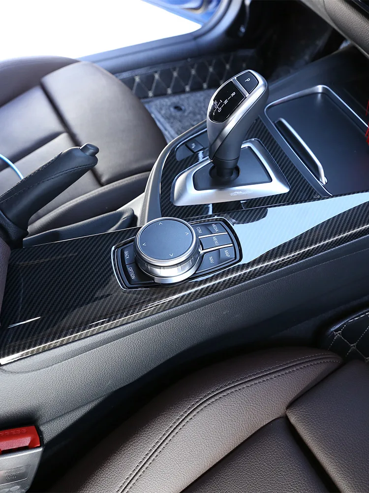 LHD & RHD ABS Matt Schwarz Auto-Multimedia-Panel-Abdeckung Zierleisten-Aufkleber für BMW 3er GT F30 F33 F34 F36 2013-2019 Auto-Zubehör – Detail 8